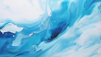 swirling abstract blue world photo