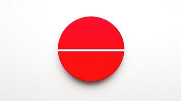 prohibition red circle with line photo