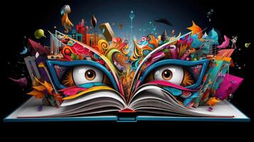 creativity open book graphics photo