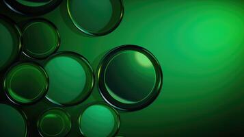 modern green circle background photo