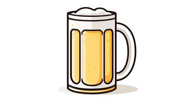 simple beer mug outline photo