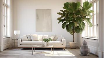 decor fiddle leaf fig tree photo