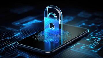 encryption data privacy lock photo