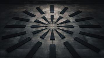 circular abstract background geometric pattern photo