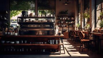 chairs coffee cafe photo