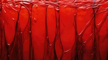 dripping red abstract lines photo