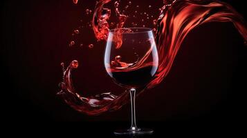 pour deep red photo