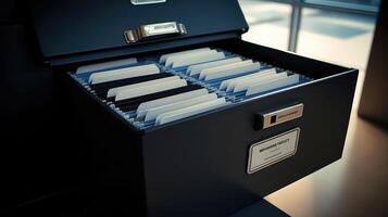documents file box photo