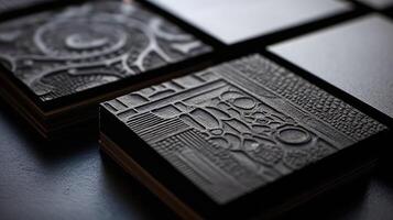 businesscards letterpress textures photo