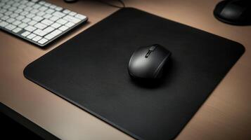 pad black on computer photo