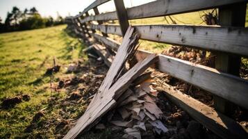 shattered wood broken photo