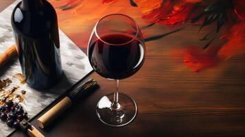 canvas paint and wine flyer photo