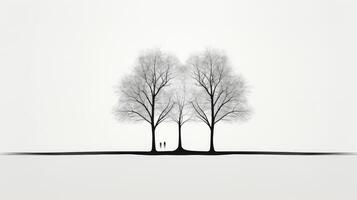 tree stylized trees photo