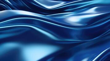 surface metallic blue background photo