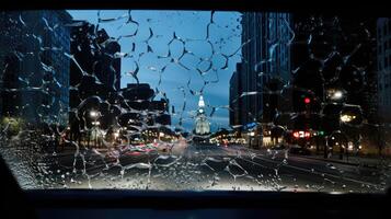 layered bulletproof glass photo