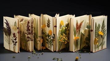 botanical accordion book photo