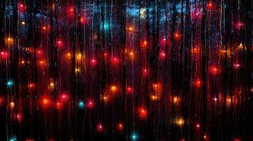 textured string lights transparent background photo