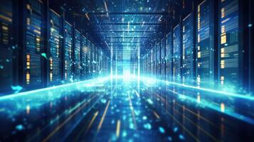 server data technology background photo