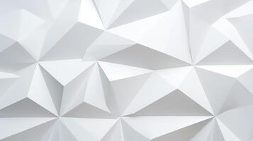 overlapping geometric white background photo