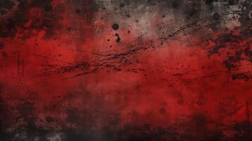 gritty red black grunge background photo