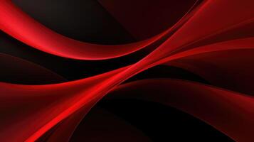 flowing red and black abstract background photo