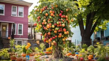 garden giving tree photo