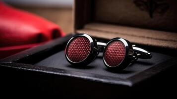 edgy dark red black carbon fiber design photo