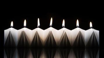 candles gradient diamond background photo