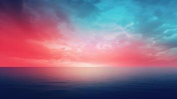 serene gradient background red to blue photo
