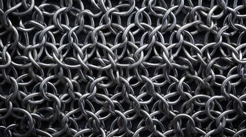 interlocking chainmail texture photo