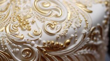 swirls icing texture photo