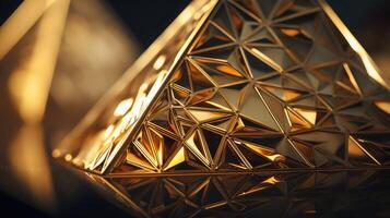 patterns gold geometric shapes photo