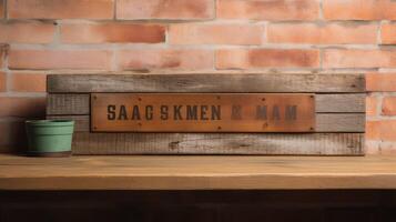 engraved office name plate photo