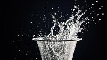 close water drop bucket photo