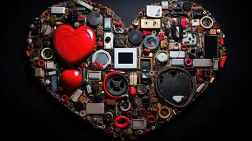 smartphones data heart photo