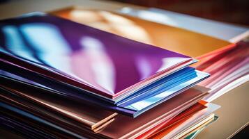 smooth gloss paper texture photo