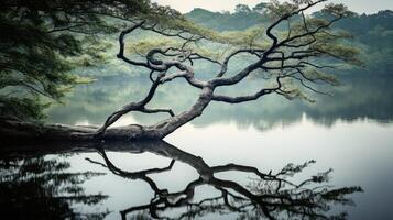 serene limb tree photo