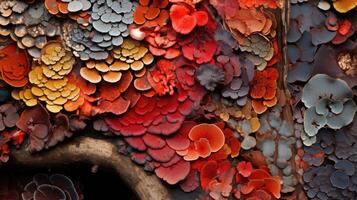 patchwork tree fungus photo