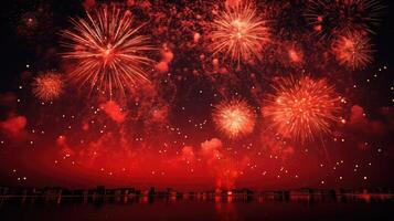 sky red burst photo