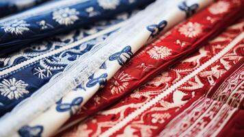 banner red white and blue banners photo