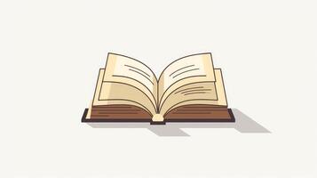 modern open book clip art photo
