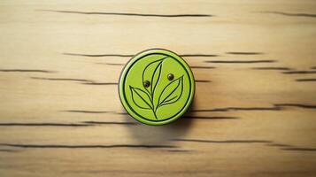 hand green web button photo