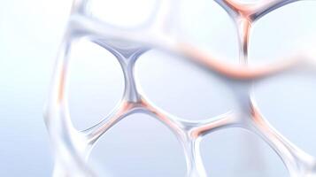 A close up of a cell structure photo