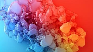 Colorful abstract background with many different colors photo