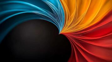 Abstract colorful swirl background photo