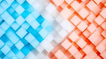 Abstract background with colorful squares photo