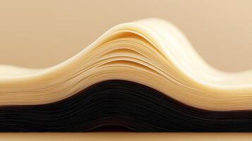 A stack of books with a wave pattern photo