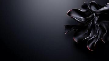 Black and red abstract background with a flower photo