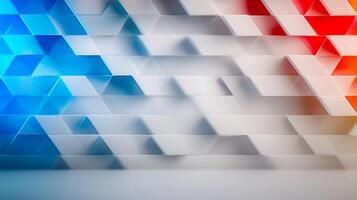Abstract background with colorful triangles photo