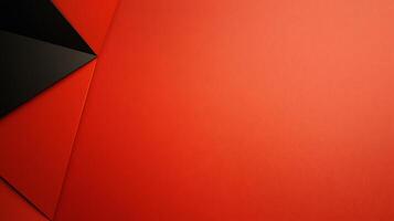 A red and black background with a triangle shape photo